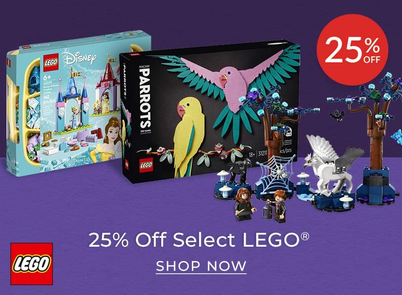 25% Off Select LEGO®.  Shop Now