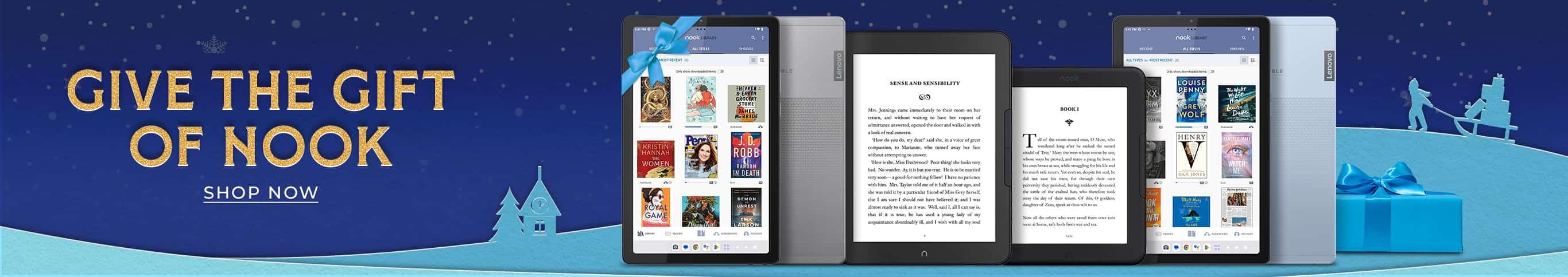 Gift the Gift of NOOK. Shop Now